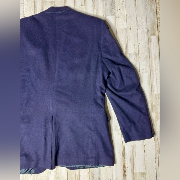 Branford & Taylor Cashmere Blazer Jacket Men's Navy Blue Sport Coat - Picture 5 of 11